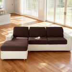 Stretch Sofa Cover - Washable Slipcover for  Sectional Slipcovers, Non-Slip Elastic Furniture Protector - Pet & Kid-Friendly