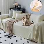 Waterproof Couch Cover for Leather Couch, Soft Sofa Covers with Leather