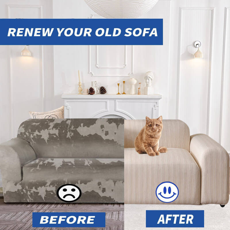 Jacquard Couch Covers Couch Living Room High Stretch Sofa Cover Pets Dogs Friendly Anti Slip Thickened Slipcovers Furniture Protector ﻿