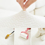 Stretch Sofa Cover - Washable Slipcover for  Sectional Slipcovers, Non-Slip Elastic Furniture Protector - Pet & Kid-Friendly