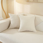 Non-Slip Linen Sofa Cover for Sectionals - Perfect Fit, Wrinkle Resistant & Machine Washable