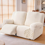Recliner Chair Covers, Stretch Reclining Cover, Recliner Sofa Slipcovers Stripe Jacquard Recliner Couch Covers Furniture Protector Covers for Pet