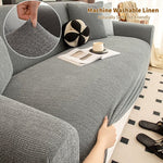 Stretch Linen Sofa Covers - Anti Slip Couch Slipcover