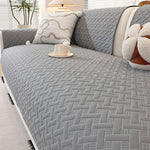 L-Shaped Sectional Sofa Cover for 3 Cushion Couch, Non Slip Waterproof Soft Cotton Slipcover, Pet Friendly Machine Washable Furniture Protector