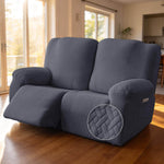 Recliner Chair Covers, Stretch Reclining Cover, Recliner Sofa Slipcovers Stripe Jacquard Recliner Couch Covers Furniture Protector Covers for Pet