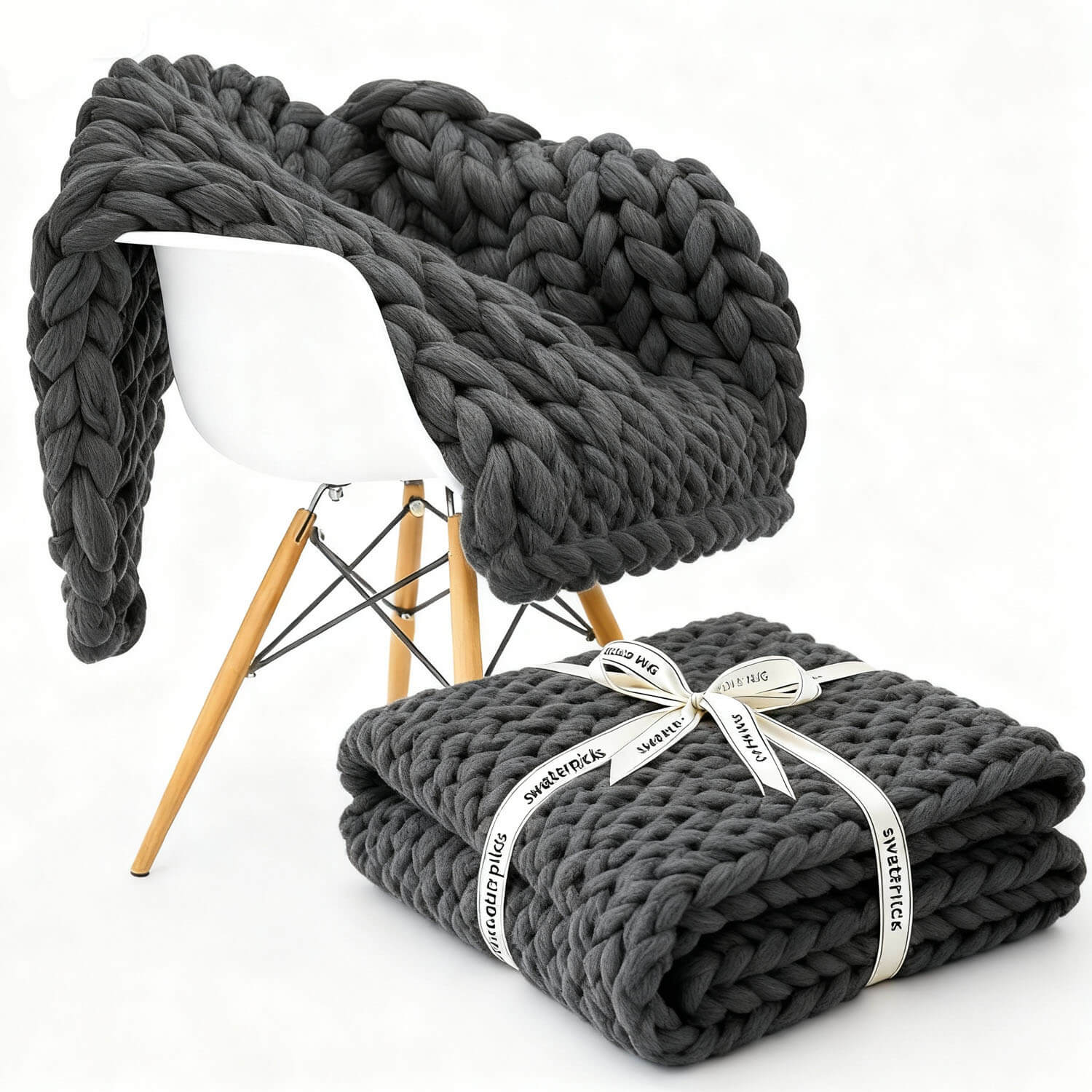 Handmade Chunky Knit Blanket