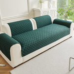 L-Shaped Sectional Sofa Cover for 3 Cushion Couch, Non Slip Waterproof Soft Cotton Slipcover, Pet Friendly Machine Washable Furniture Protector