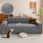 Stretch Sofa Cover - Washable Slipcover for Couch, Non-Slip Elastic Furniture Protector - Pet & Kid-Friendly
