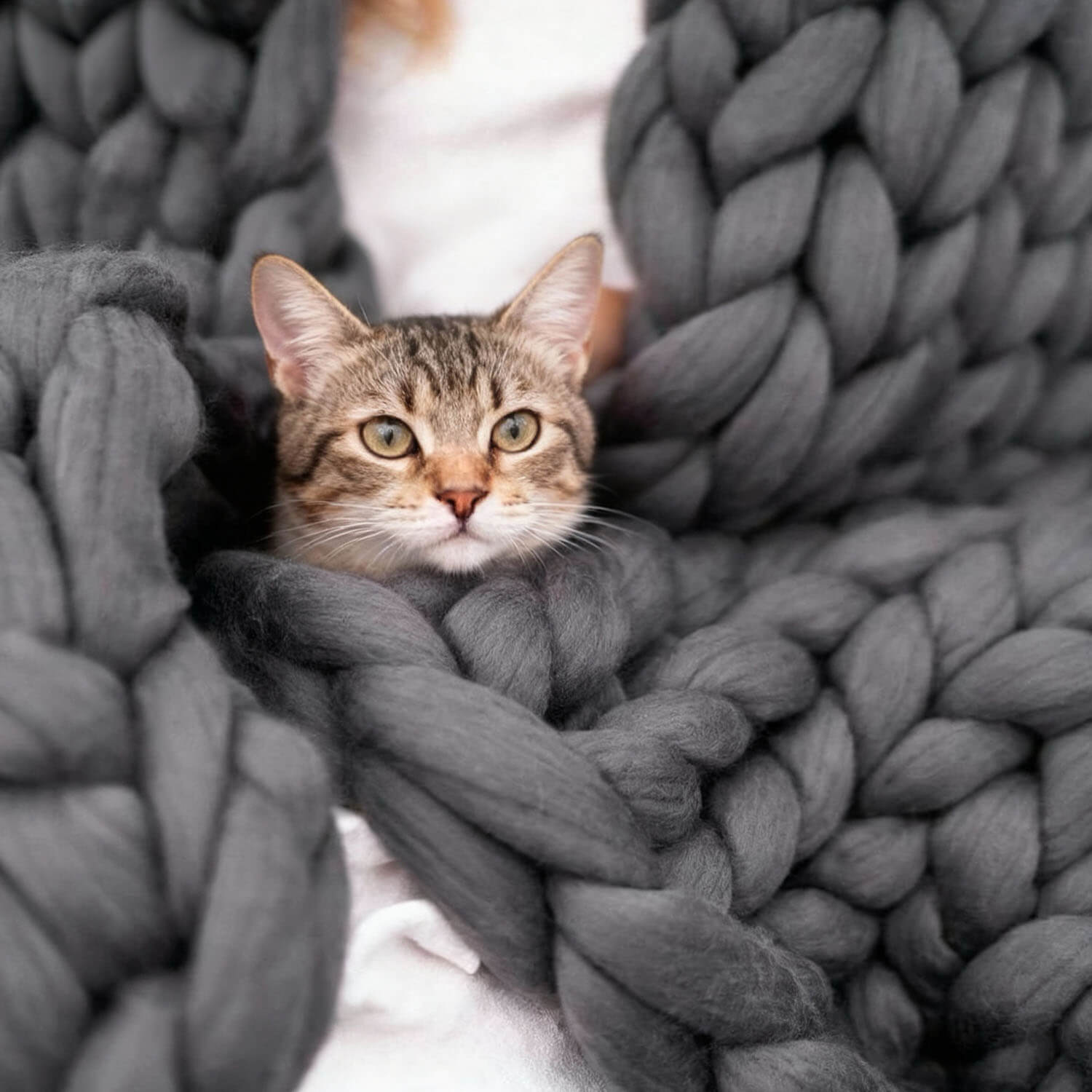 Handmade Chunky Knit Blanket