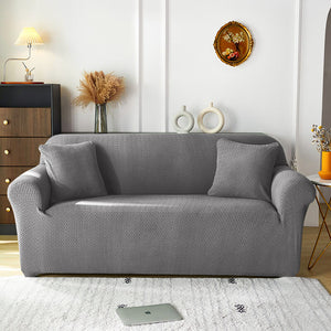 Stretch Sofa Cover - Washable Slipcover for Couch, Non-Slip Elastic Furniture Protector - Pet & Kid-Friendly