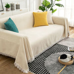 Vintage Couch Cover for Dogs Couch Cushion Covers with Tassel
