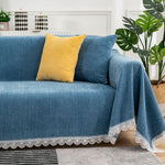 Vintage Couch Cover for Dogs Couch Cushion Covers with Tassel
