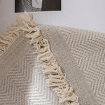 Sofa Covers for 3 Cushion Couch Sectional Couch Cover L Shape Furniture Cover with Tassel