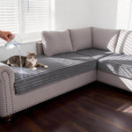 Waterproof Non-Slip Couch Cover for Dogs Washable,Fuzzy Pet Couch Covers for Sofa