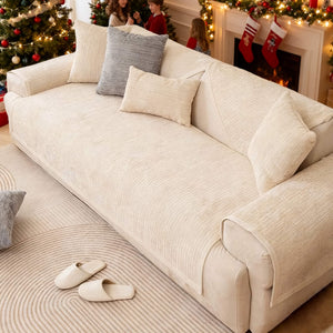 Pet Proof Sofa Cover, Waterproof & Scratch Resistant Couch Protector for Dogs Cats, Non-Slip Chenille Fabric ﻿ ﻿
