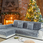 Soft Plush Couch Cover,Thick Warm Sectional Sofa Covers