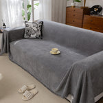 Sofa Covers for 3 Cushion Couch Sectional Couch Cover L Shape Furniture Cover with Tassel