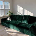 Velvet Plush Corner Sectional Corner Sofa Covers , Stretch Sofa Slipcover