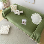 Vintage Couch Cover for Dogs Couch Cushion Covers with Tassel