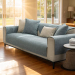 Linen Sofa Protector Cover for Pets, Sectional Sofa Cover