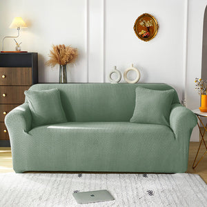 Stretch Sofa Cover - Washable Slipcover for Couch, Non-Slip Elastic Furniture Protector - Pet & Kid-Friendly