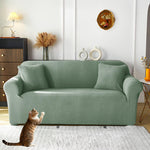 Stretch Sofa Cover - Washable Slipcover for Couch, Non-Slip Elastic Furniture Protector - Pet & Kid-Friendly
