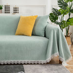 Vintage Couch Cover for Dogs Couch Cushion Covers with Tassel