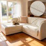 Linen Sofa Protector Cover for Pets, Sectional Sofa Cover