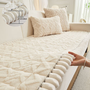 Sofa Cover Fuzzy Couch Cover for Pet, Couch Covers for Dogs Washable Non-Slip Sofa Slipcover Cushion Protector Pets Friendly Mat Bed ﻿