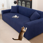 Stretch Sofa Cover - Washable Slipcover for Couch, Non-Slip Elastic Furniture Protector - Pet & Kid-Friendly