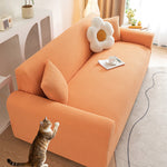 Stretch Sofa Cover - Washable Slipcover for Couch, Non-Slip Elastic Furniture Protector - Pet & Kid-Friendly