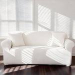 Velvet Plush Corner Sectional Corner Sofa Covers , Stretch Sofa Slipcover
