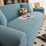 Latest Jacquard Design High Stretch Sofa Covers , Pet Dog Cat Proof Slipcover Non Slip Magic Elastic Furniture Protector