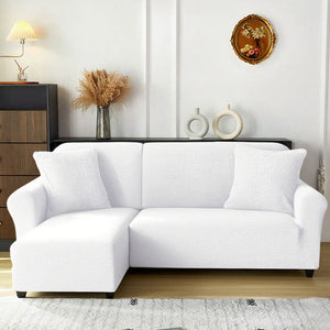 Stretch Sofa Cover - Washable Slipcover for Couch, Non-Slip Elastic Furniture Protector - Pet & Kid-Friendly