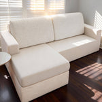Stretch Sofa Cover - Washable Slipcover for  Sectional Slipcovers, Non-Slip Elastic Furniture Protector - Pet & Kid-Friendly