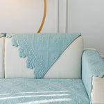 Cotton Couch Covers for Dogs, Washable Non Slip Sofa Seat Cushion Protector, Quilted Breathable Soft Mat for Living Room