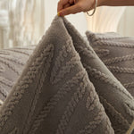 Plush Warm Sofa Couch Cover, Washable Couch Covers, Non Slip Sectional Sofa Slipcover ﻿