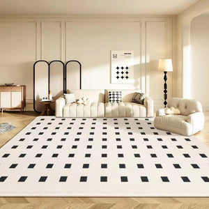 Dual Layer Felt Printed Stain Resistant Washable Area Rug