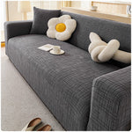 High Stretch Sofa Slipcovers with Non Skid Foam and Elastic Bottom, Furniture Protector for Pets, Crafted from Soft Plush Fabric ﻿
