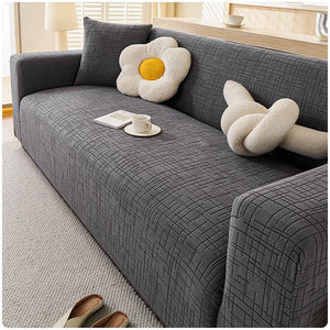 High Stretch Sofa Slipcovers with Non Skid Foam and Elastic Bottom, Furniture Protector for Pets, Crafted from Soft Plush Fabric ﻿