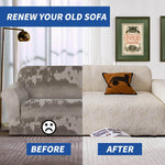 Washable Stretch Soft Sofa Cushion Covers L Shape Sofa Slipcovers Anti Slip Furniture Decor Protector for Pets  ﻿