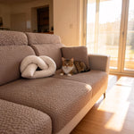 Stretch Washable Sectional Slipcovers - Non Slip L Shaped Sofa Cover with Soft Fabric, Furniture Protector