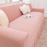 Sofa Cover Super Soft 1-Piece Sofa Slipcover for Sofas Stretch Universal Couch Covers for Living Room Easy Fit Washable Furniture Sofa Protector with Skirt ﻿