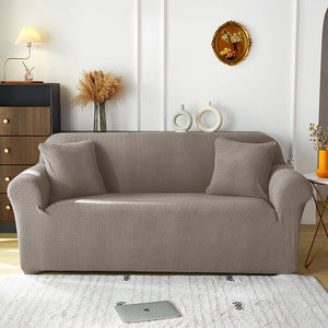 Stretch Sofa Cover - Washable Slipcover for Couch, Non-Slip Elastic Furniture Protector - Pet & Kid-Friendly
