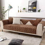 Velvet Sectional Sofa Covers , Furniture Protector