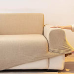 Stretch Linen Sofa Covers - Anti Slip Couch Slipcover