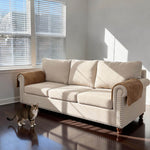 Waterproof Non-Slip Couch Cover for Dogs Washable,Fuzzy Pet Couch Covers for Sofa
