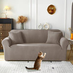 Stretch Sofa Cover - Washable Slipcover for Couch, Non-Slip Elastic Furniture Protector - Pet & Kid-Friendly