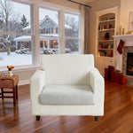 Stretch Sofa Cover - Washable Slipcover for  Sectional Slipcovers, Non-Slip Elastic Furniture Protector - Pet & Kid-Friendly
