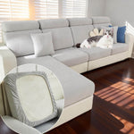Stretch Sofa Cover - Washable Slipcover for  Sectional Slipcovers, Non-Slip Elastic Furniture Protector - Pet & Kid-Friendly